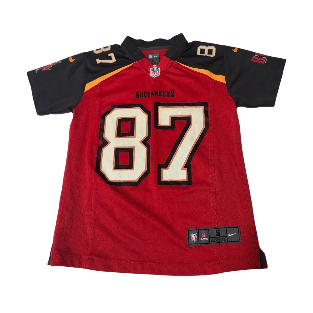 Nike Kids Gronk Jersey Tampa Bay Buccaneers Rob Gronkowski 87 Red Small Bucs